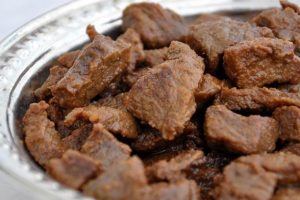 Kavurmadan at eti &ccedil;ıktı