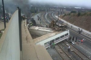 İspanya'da tren kazası