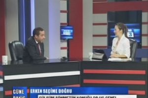 Denktaş canlı yayında rahatsızlandı