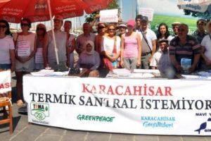 "Termik santral istemiyoruz"