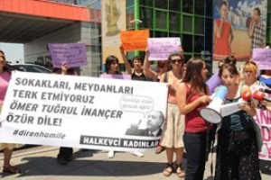 TRT &ouml;n&uuml;nde protesto!