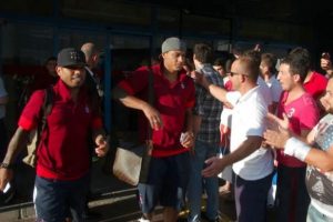Trabzonspor'a coşkulu karşılama