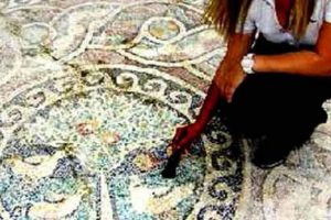 2 bin 300 yıllık elma mozaiği
