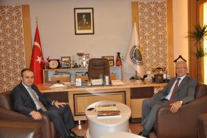 İneg&ouml;l Kaymakamı'ndan veda ziyareti