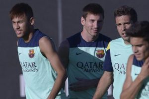 Neymar antrenmanda