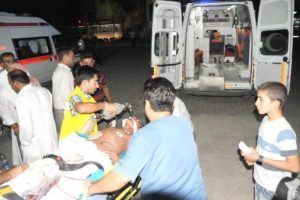 Suriyeli 3 yaralı T&uuml;rkiye'ye getirildi