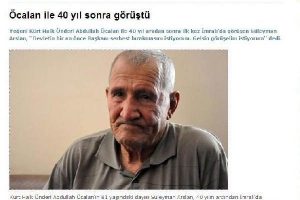 40 yıl sonra &Ouml;calan ile g&ouml;r&uuml;şt&uuml;