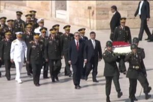 Yaş &uuml;yeleri Anıtkabir'de