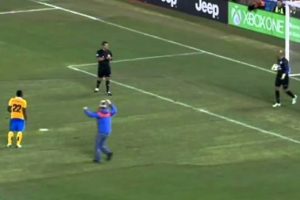 Juventus'un penaltısını "taraftar" attı!