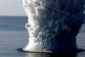 Karadeniz'de mayın patladı