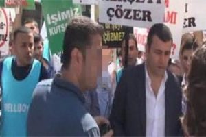 Taksim'deki y&uuml;r&uuml;y&uuml;ş&uuml; 1 sivil polis durdurdu