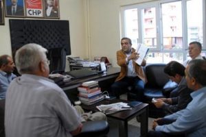 CHP'liler &Ouml;calan'ın durumunu tartıştı