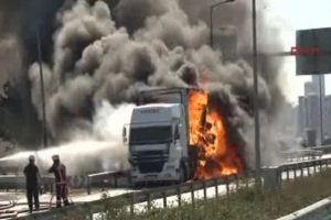 TEM'in ortasında bomba gibi patladı