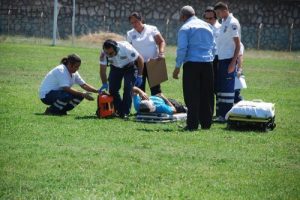 Kaymakam Kazım Karabulut kaza ge&ccedil;irdi
