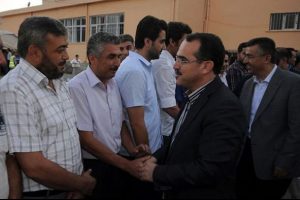 Ergin &ccedil;adır kentte iftar yaptı