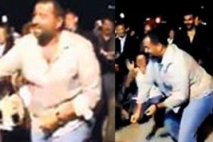 Ata Demirer sokakta g&ouml;bek attı