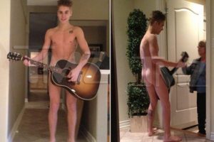 Justin Bieber, &ccedil;ırıl &ccedil;ıplak...