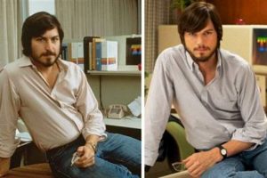 &Uuml;nl&uuml; oyuncu adım adım Steve Jobs'a d&ouml;n&uuml;şt&uuml;