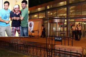 İstanbul Emniyeti'ne ara&ccedil;la girmeye &ccedil;alıştı, vuruldu
