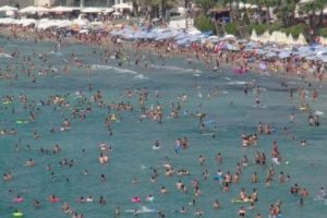 Kuşadası hafta sonunu b&ouml;yle ge&ccedil;irdi