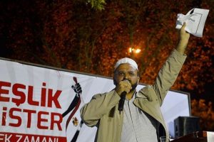 Sara&ccedil;hane Parkı'nda ''katliam'' protesto ediliyor