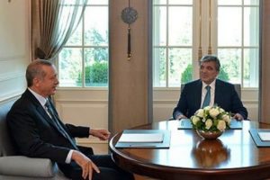 G&uuml;l, Erdoğan'la g&ouml;r&uuml;ş&uuml;yor