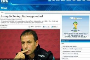 Avcı'nın istifasını UEFA manşete taşıdı