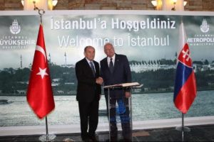 Slovakya Cumhurbaşkanı'ndan Topbaş'a ziyaret