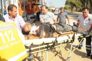 Kast takmayınca kendini yoğun bakımda buldu