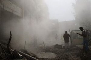 Şam'ın doğusunda ağır bombardıman