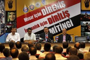 "Mısır İ&ccedil;in Direniş, İnsanlık İ&ccedil;in Diriliş" mitingi
