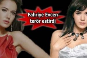 Fahriye Evcen ter&ouml;r estirdi...