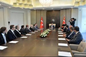 Cumhurbaşkanı G&uuml;l'&uuml;n g&ouml;r&uuml;şme trafiği