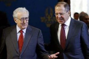 Lavrov, el-İbrahimi ile Suriye'yi g&ouml;r&uuml;şt&uuml;