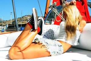 Aferdita Dreshaj Bodrum'da