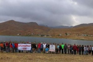 2 bin 350 metrede barış zinciri