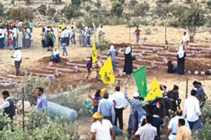 PKK mezarlığı yerle bir edildi!