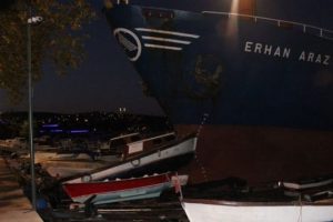 İstanbul'da gemi kazası