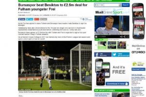 Daily Mail'e g&ouml;re Kerim Frei Bursaspor'da!