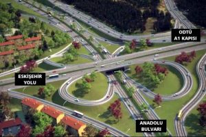 ODT&Uuml; arazisindeki yol tartışmasında 14 g&ouml;zaltı