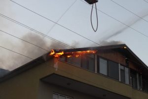 Yangın korku dolu anlar