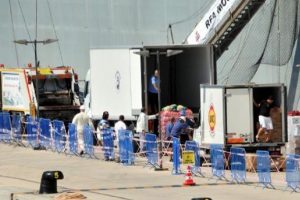 İngiliz savaş gemisi Bodrum'da
