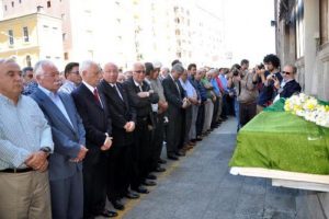 Haberal cenazeye katıldı