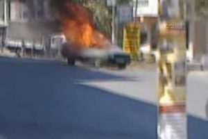 LPG'li ara&ccedil; b&ouml;yle yandı