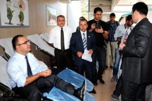 Van'da anlamlı kan bağışı