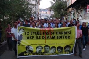 Tunceli'de protesto g&uuml;n&uuml;