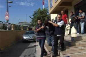 Taksi gasp&ccedil;ıları kamerada