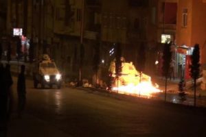 Hakkari'de olaylı gece