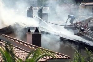 3 milyon liralık villada yangın