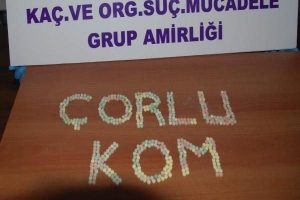 480 uyuşturucu hap ele ge&ccedil;irildi